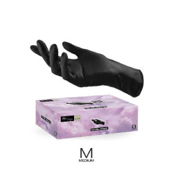 Guanti monouso nitrile M neri